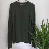 J. Crew Sweaters | J. Crew Mercantile Green Wool Crewneck Sweater | Color: Green | Size: L