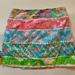 Lilly Pulitzer Bottoms | Lilly Pulitzer Girls Skort Skirt Shorts Size 6 | Color: Green/Pink | Size: 6g