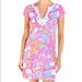 Lilly Pulitzer Dresses | Lilly Pulitzer Brewster T Shirt Dress | Color: Blue/Pink | Size: Xxs
