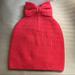 Kate Spade Accessories | Kate Spade Solid Bow Beanie | Color: Pink | Size: Os