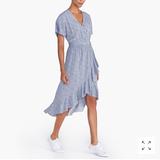 J. Crew Dresses | J.Crew Mercantile Floral High-Low Summer Dress, M | Color: Blue | Size: M