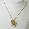 Kate Spade Jewelry | Kate Spade Puppy Pendant Necklace | Color: Gold | Size: Os