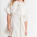 Urban Outfitters Dresses | Iso Uo Suddenly Spring Ruffle Linen Tie Dress | Color: White | Size: S