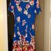 Lularoe Dresses | Htf Gorgeous Xl Lularoe Amelia Dress | Color: Blue/Pink | Size: Xl