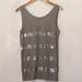 J. Crew Tops | J. Crew Gray Tank Top With Sequins S | Color: Gray/Silver | Size: S