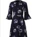 Kate Spade Dresses | Kate Spade Dark Rose Dress | Color: Blue/White | Size: 4