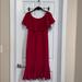 Lularoe Dresses | Lularoe Cici Dress | Color: Red | Size: M