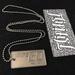 Nike Accessories | New Nike Go Dog Tag Pendant Chain Necklace | Color: Silver | Size: Os