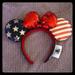 Disney Accessories | Last One Disney Minnie Mouse Patriotic Headband, Nwot | Color: Blue/Red | Size: Os