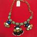 J. Crew Jewelry | J Crew Statement Necklace | Color: Gold/Green | Size: Os