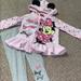 Disney Shirts & Tops | Hoodie And Pants | Color: Gray/Pink | Size: 2tg