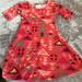 Lularoe Dresses | Lularoe Girls Dress 2t | Color: Pink/Red | Size: 2tg