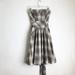 Free People Dresses | Free People Plaid Midi Dress Sz:2 Fit And Flared | Color: Red | Size: 2