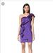 Jessica Simpson Dresses | Jessica Simpson Purple Ruffle One Shoulder Dress | Color: Purple | Size: 10