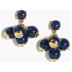 J. Crew Jewelry | Jcrew Cluster Earrings | Color: Blue/Gold | Size: Os