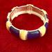 J. Crew Jewelry | J. Crew Blue & White Enamel Bracelet | Color: Blue/White | Size: Os