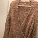 Free People Sweaters | Free People Soft Cozy Brown Sweater Fuzzy | Color: Brown/Tan | Size: L