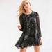 Urban Outfitters Dresses | Ecot Black And Green Floral Shift Dress | Color: Black/Green | Size: M