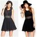 Free People Dresses | Free People Black Crochet Daisy Dress Size 0 | Color: Black | Size: 0