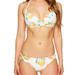 Kate Spade Swim | Kate Spade Capistrano Beach Push Up Bikini Sm Nwt | Color: White/Yellow | Size: S