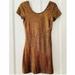 Free People Dresses | Free People Bodycon Dress | Color: Gold | Size: Xs