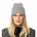 Kate Spade Accessories | Kate Spade Grey Beanie Hat With Bow | Color: Gray | Size: Os