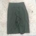 Zara Skirts | New With Tags Zara Green Ruffle Skirt Size Small | Color: Green | Size: S