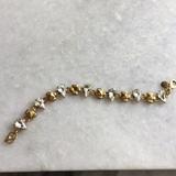 J. Crew Jewelry | J. Crew Gold Tone Rhinestone Teardrop Bracelet | Color: Gold | Size: Os