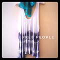 Free People Tops | Free People Tank/Swim Cover | Color: Gray/White | Size: M