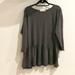 Urban Outfitters Tops | Cozy Peplum Top | Color: Gray | Size: L