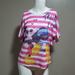 Disney Tops | Disney Parks Mickey Minnie Short Sleeve Tshirt M | Color: Pink/White | Size: M