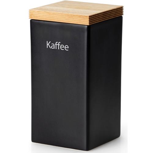 Continenta Kaffeedose, (1 tlg.), Kaffeedose schwarz Zubehör für Kaffeemaschinen Kaffee Espresso Haushaltsgeräte
