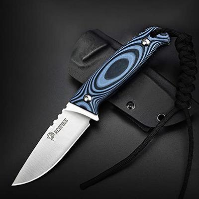 NedFoss Dragon Fixed Blade Knife with Kydex Sheath and Fire Starter, 4 –  NEDFOSS OFFICIAL STORE