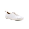 Wide Width Women's Arville Slip On by Trotters in White (Size 12 W)