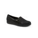 Wide Width Women's Deanna Slip Ons by Trotters in Black Mini Dot (Size 7 W)