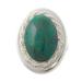 Cachet,'Natural Chrysocolla and Sterling Silver Ring'