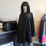Burberry Jackets & Coats | Burberry Hooded Trench Coat | Color: Black | Size: 6