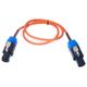 Orange Speaker Cable 1m