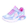 Skechers RAINBOW RACER, Girl's Sneaker, Blue Mesh/Trim, 3 UK (36 EU)