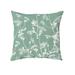 Winston Porter Andare Outdoor Square Pillow Cover & Insert Polyester/Polyfill blend in Green | 16 H x 16 W x 6 D in | Wayfair