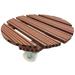 Arlmont & Co. Wagner Design Yourself Round WPC Plant Caddy Jansen Wood/Plastic in Brown | 4.5 H x 15.1 W x 15.1 D in | Wayfair