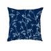 Winston Porter Andare Outdoor Square Pillow Cover & Insert Polyester/Polyfill blend in Blue/Navy | 16 H x 16 W x 6 D in | Wayfair