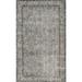 Black/Gray 96 x 0.35 in Indoor Area Rug - Rosalind Wheeler Oriental Wool Black/Gray Area Rug Wool | 96 W x 0.35 D in | Wayfair