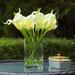 Primrue Lilies Flower Arrangement in Vase Natural Fibers in Yellow | 12 H x 7 W x 7 D in | Wayfair C45ED06CBDCC4B02AF7ED1E60E5090B6