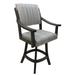 Red Barrel Studio® Saine Swivel Counter & Bar Stool Upholstered in Gray | 19.5 W x 20 D in | Wayfair 8A9B9C9B24654B9F823CE25C99B769AA