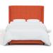 Joss & Main Tilly Upholstered Bed Polyester in Orange | 55 H x 76 W x 80 D in | Wayfair 60798815D3C341F1AB5D258B8B1F2193