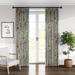 Colcha Linens Faye Drapery Linen Floral Room Darkening Pinch Pleat Single Curtain Panel Linen | 120 H in | Wayfair CPP-FY-AQ-PP-OT