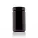 Infinity Jars Glass Screw Set of 3 Spice Jars Glass in Black | 4.4 H x 2.36 W x 2.36 D in | Wayfair TALLSCREW-200ML-03