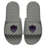 Men's ISlide Gray Panther City Lacrosse Club Primary Logo Slide Sandals