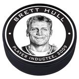 Brett Hull NHL Hall of Fame Collection Puck